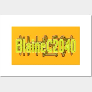 BlaineC2040 (Yellow) Posters and Art